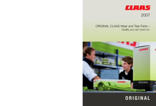 Claas wear_parts Parts manual catalog PDF Download