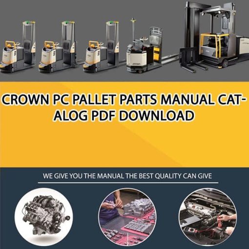 Crown PC Pallet Parts Manual Catalog Pdf Download