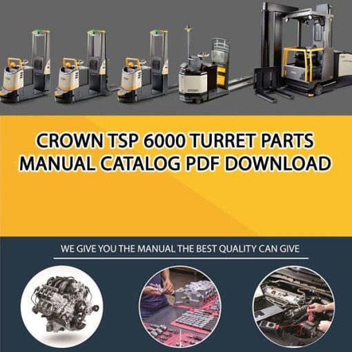 Crown TSP 6000 Turret Parts Manual Catalog Pdf Download