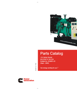 Cummins 6BTA5.9-G2-ISeries Engine Parts Manual PDF Download