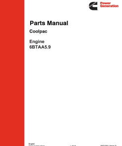 Cummins 6BTAA5.9 Series Engine Parts Manual PDF Download