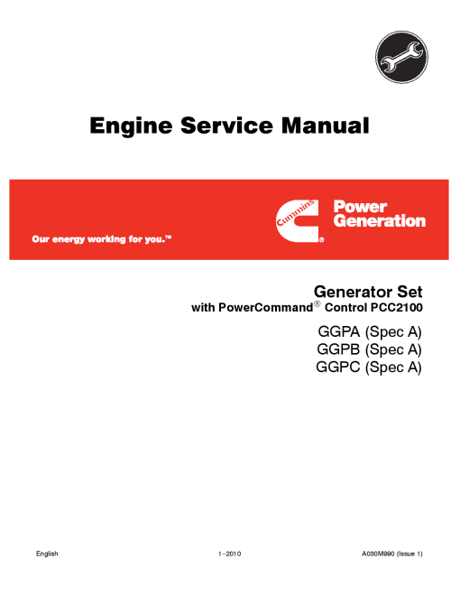 Cummins GM, 5.0L 5.7L Industrial Engine, Service Engine Ma PDF Download