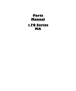 Dowdeswell 170_Series_MA Parts manual catalog PDF Download