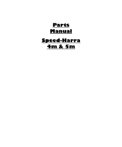 Dowdeswell Speed_Harra_4_and_5_M Parts manual catalog PDF Download