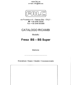 Falc BS_BS_Super Parts manual catalog PDF Download
