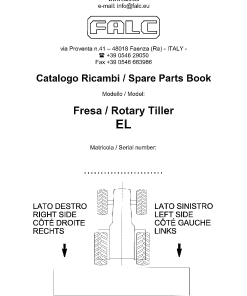 Falc EL_2 Parts manual catalog PDF Download