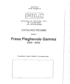 Falc Gamma_5000_6000 Parts manual catalog PDF Download