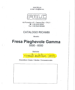 Falc Gamma_5000_6000_2013 Parts manual catalog PDF Download