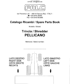Falc Pellicano Parts manual catalog PDF Download