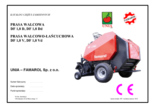 Famarol DF_1.8 Parts manual catalog PDF Download