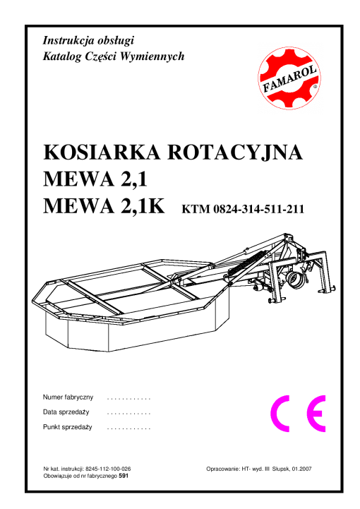 Famarol Mewa_2.10 Parts manual catalog PDF Download