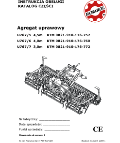 Famarol U767 Parts manual catalog PDF Download