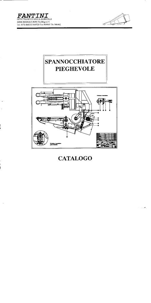Fantini Maize_header_1995 Parts manual catalog PDF Download