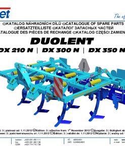 Farmet Duolent_DX210_300_350 Parts manual catalog PDF Download