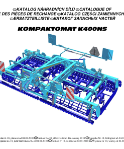 Farmet Kompaktomat_K400NS Parts manual catalog PDF Download