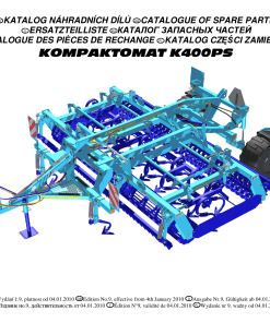 Farmet Kompaktomat_K400PS Parts manual catalog PDF Download