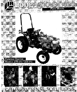 Farmtrac 270_320 Parts manual catalog PDF Download