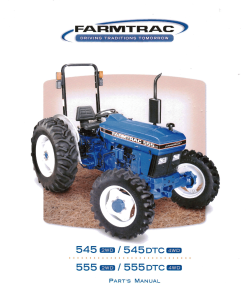Farmtrac 545_555 Parts manual catalog PDF Download