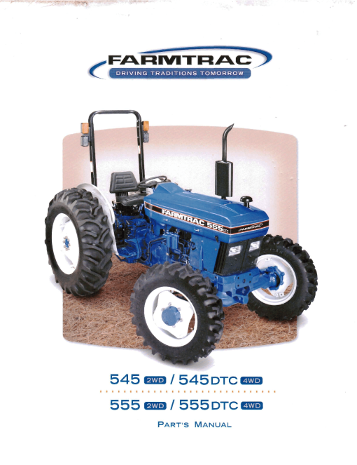 Farmtrac 545_555 Parts manual catalog PDF Download