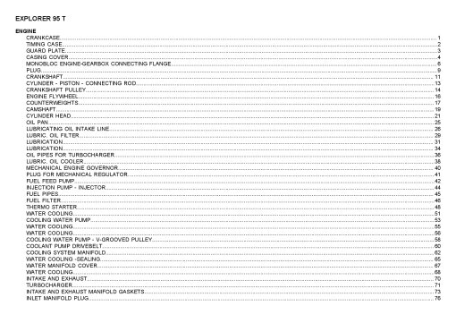 Farmtrac 795 Parts manual catalog PDF Download