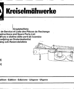 Fella KM187_225_1988 Disc Mower Parts manual catalog PDF Download