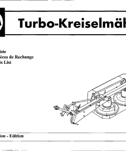Fella KM187_225_H_2002 Disc Mower Parts manual catalog PDF Download