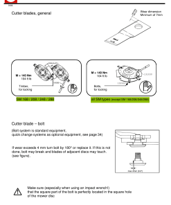 Fella Knife_SM Disc Mower Parts manual catalog PDF Download