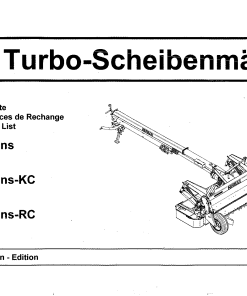 Fella SM313TRANS-KC_RC_2007 Disc Mower Parts manual catalog PDF Download