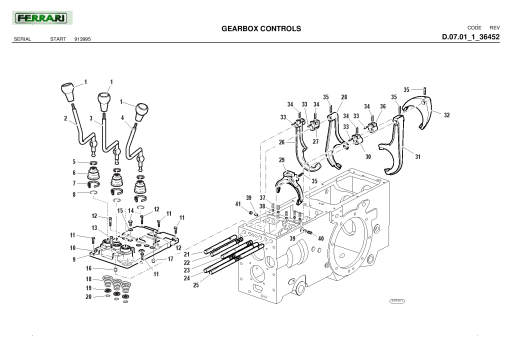 Ferrari Thor_65_RS_Mono_2 Parts manual catalog PDF Download