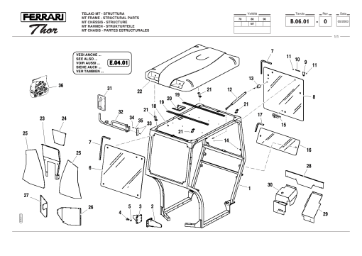 Ferrari Thor_70_80_90_2 Parts manual catalog PDF Download