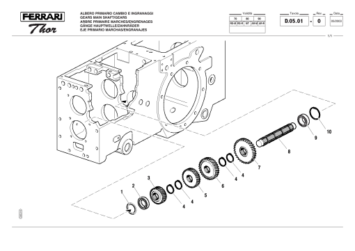 Ferrari Thor_70_80_90_3 Parts manual catalog PDF Download