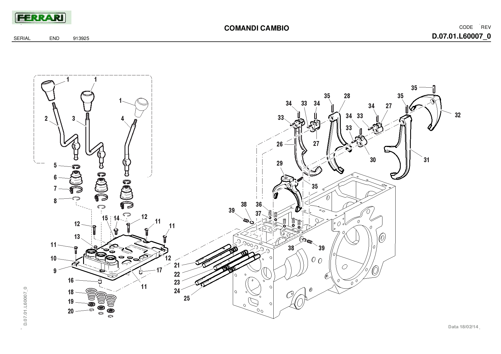 Ferrari Vega_85_AR_4 Parts manual catalog PDF Download
