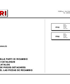 Ferri FF45_FF60 Parts manual catalog PDF Download