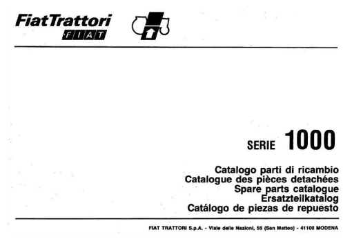 Fiat 1000 Parts manual catalog PDF Download