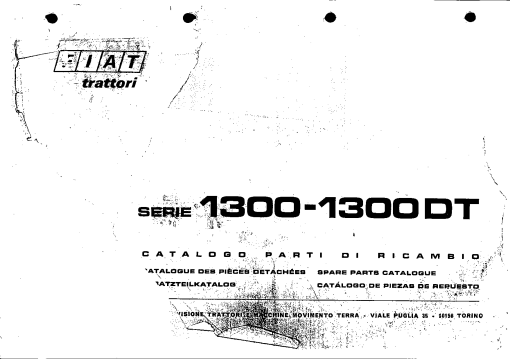 Fiat 1300 Parts manual catalog PDF Download