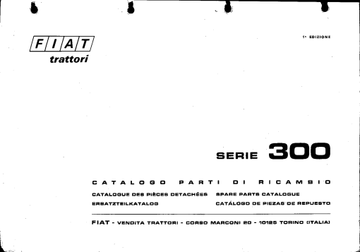 Fiat 300_1 Parts manual catalog PDF Download