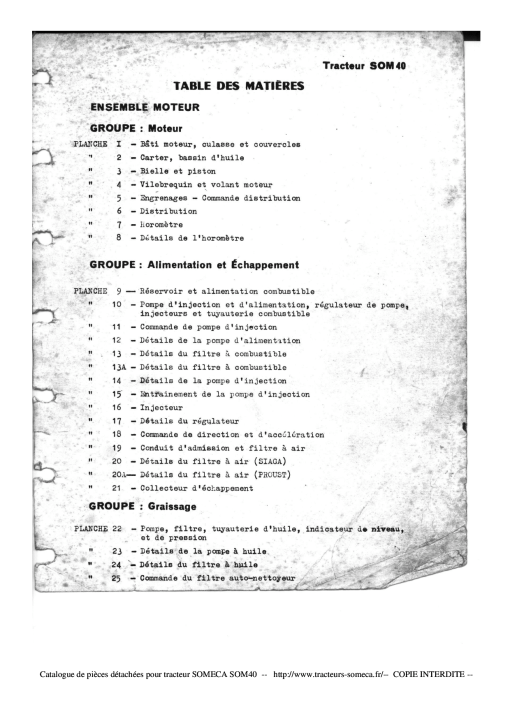 Fiat 40 Parts manual catalog PDF Download
