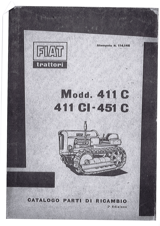 Fiat 411_451 Parts manual catalog PDF Download