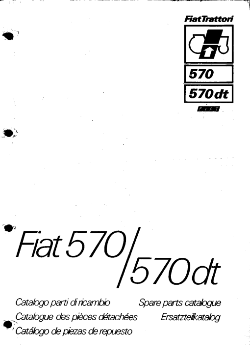 Fiat 570_570DT Parts manual catalog PDF Download