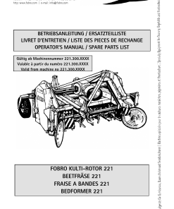 Fobro_Kultirotor_300 Parts manual catalog PDF Download