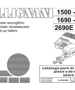 Gallignani 1500_1600_1690_2690_3690 Baler Parts manual catalog PDF Download