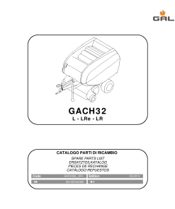 Gallignani GACH32_L Baler Parts manual catalog PDF Download