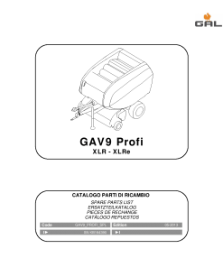 Gallignani GAV9_Profi Baler Parts manual catalog PDF Download