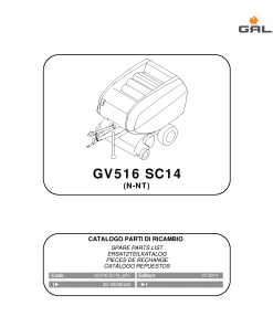 Gallignani GV516_SC14 Baler Parts manual catalog PDF Download