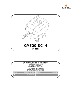 Gallignani GV520_SC14 Baler Parts manual catalog PDF Download