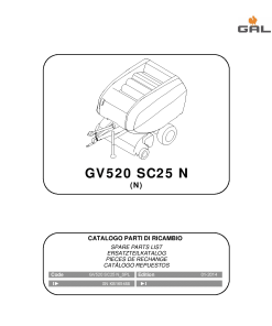 Gallignani GV520_SC25 Baler Parts manual catalog PDF Download