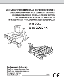 Gallignani W55_Gold Bale_wrapper Parts manual catalog PDF Download