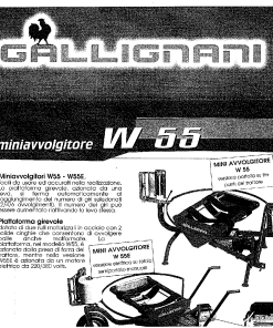 Gallignani W55_W55E Bale_wrapper Parts manual catalog PDF Download