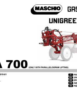Gaspardo Ala_700 Sprayer Parts manual catalog PDF Download