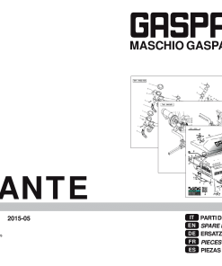 Gaspardo Aliante Seed_drill Parts manual catalog PDF Download